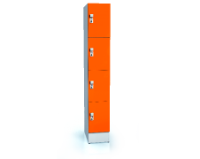 Premium lockers with four lockable boxes ALFORT AD 1920 x 300 x 520